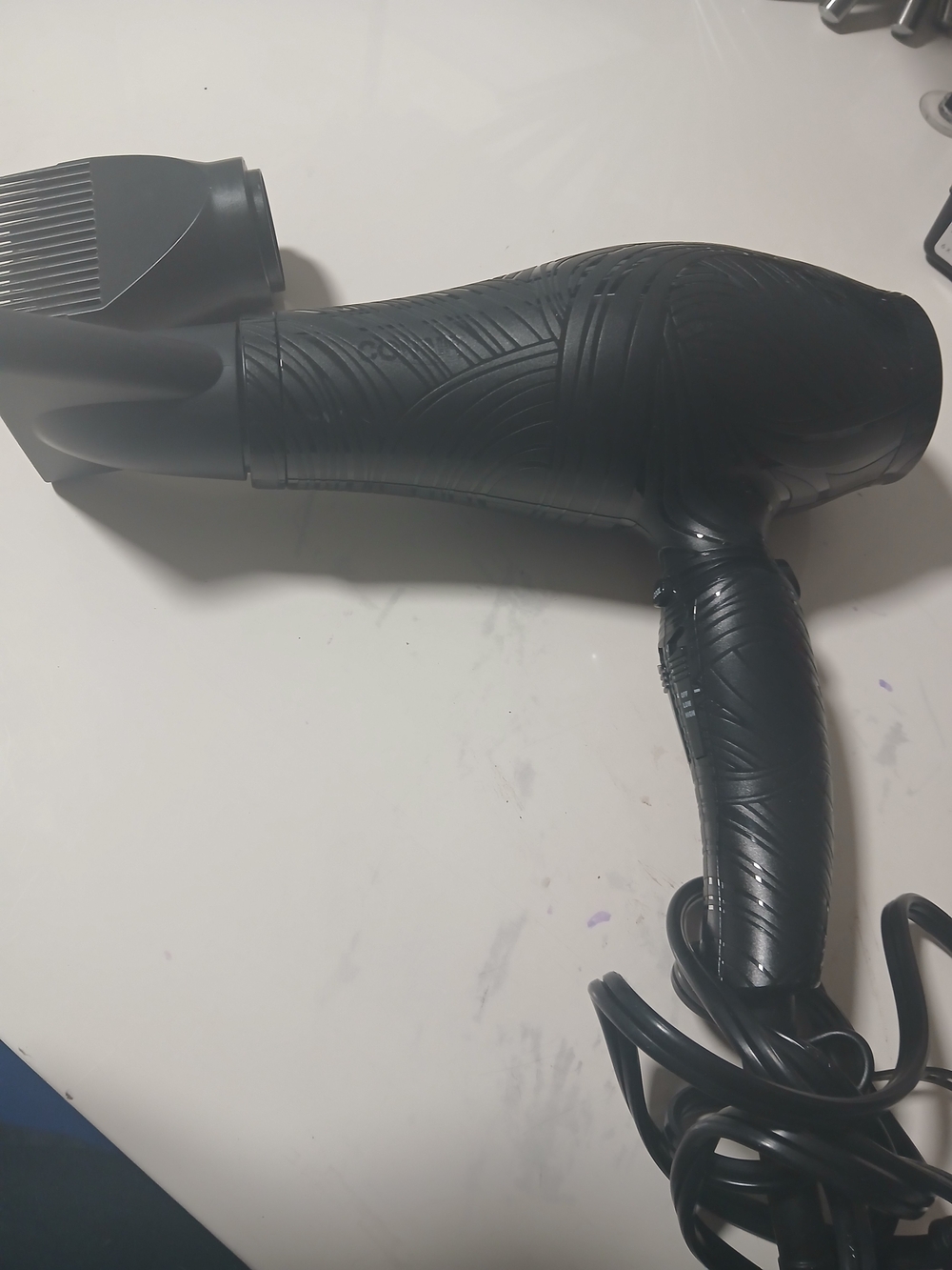 Conair Black Hair Dryer with Concentrator Nozzle